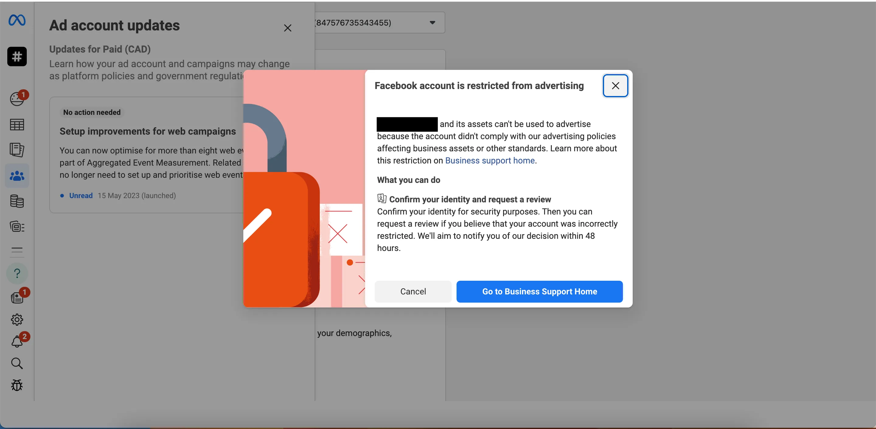 為什麼Facebook廣告帳號受到限制?